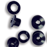 Chainring bolts black (Set)